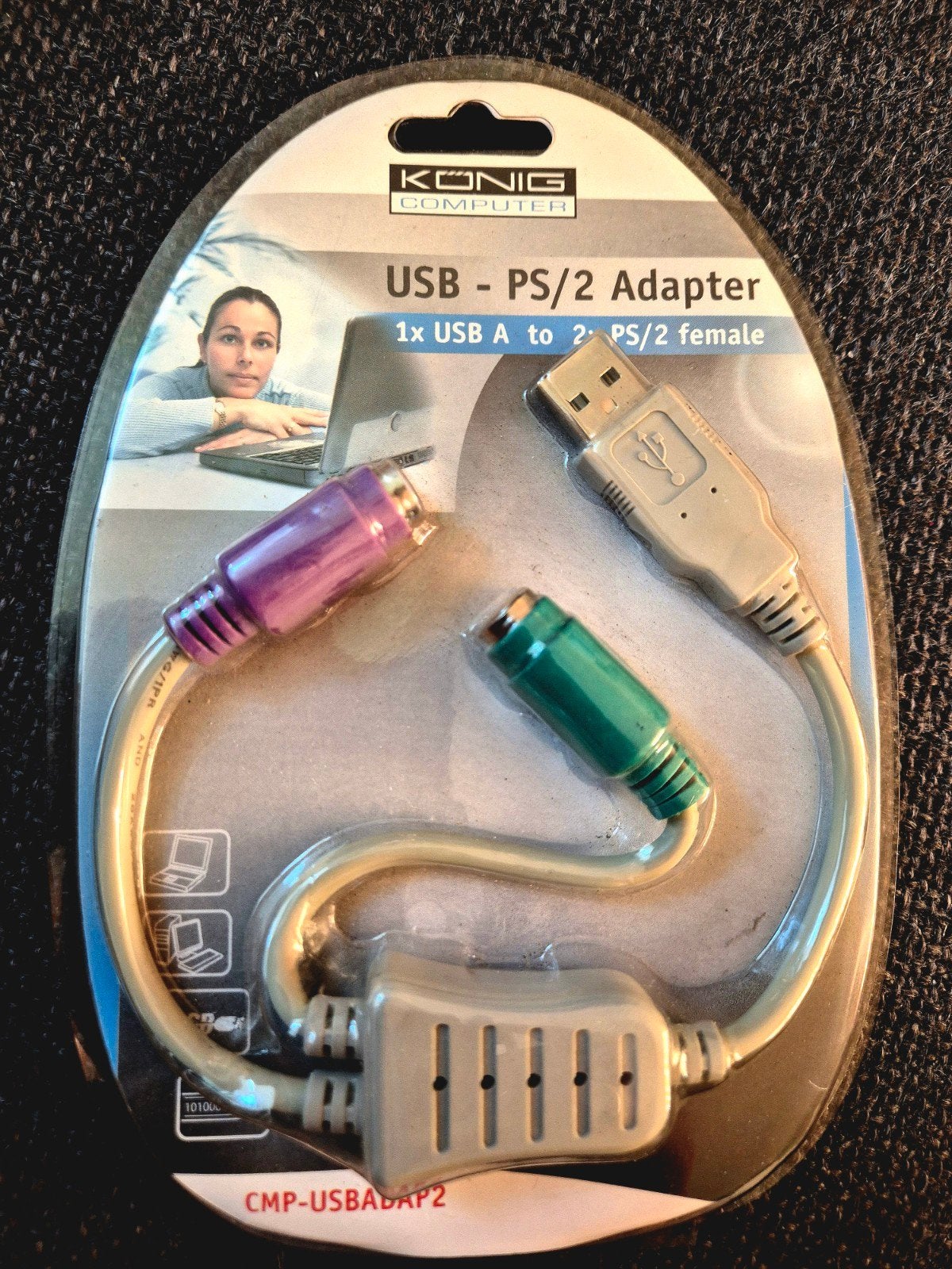 König USB - 2x PS/2, Ophalen of Verzenden