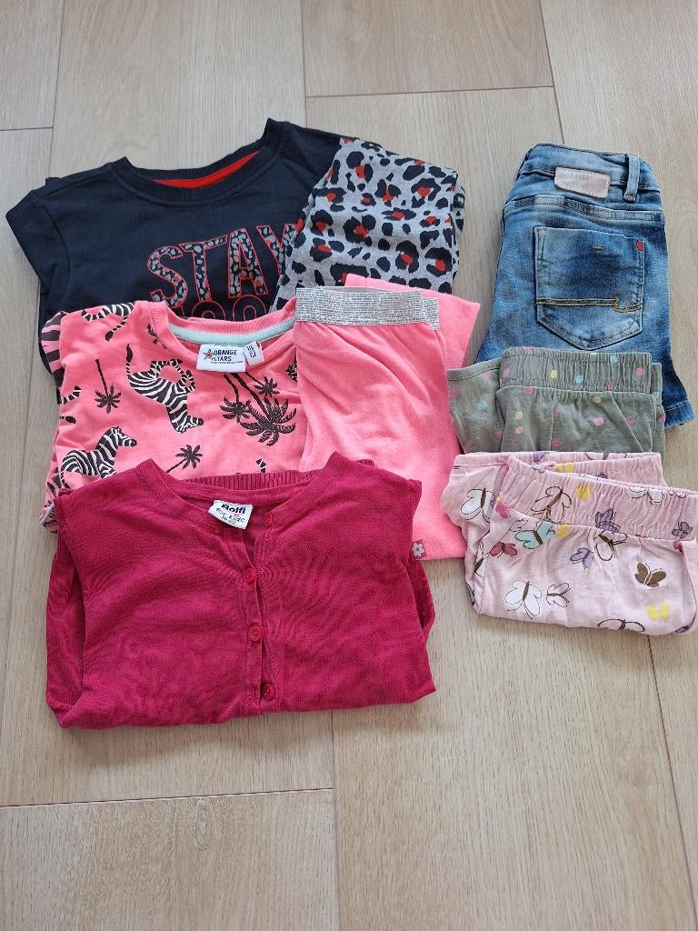 Kledingpakket voor meisje maat 116/122, Kinderen en Baby's, Kinderkleding | Maat 116, Zo goed als nieuw, Meisje, Overige typen