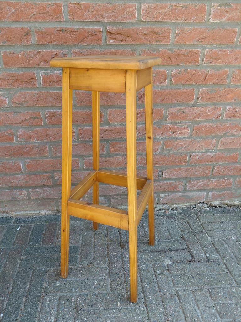 Art deco plantentafel, Huis en Inrichting, Krukjes, Ophalen of Verzenden, Gebruikt, Hout