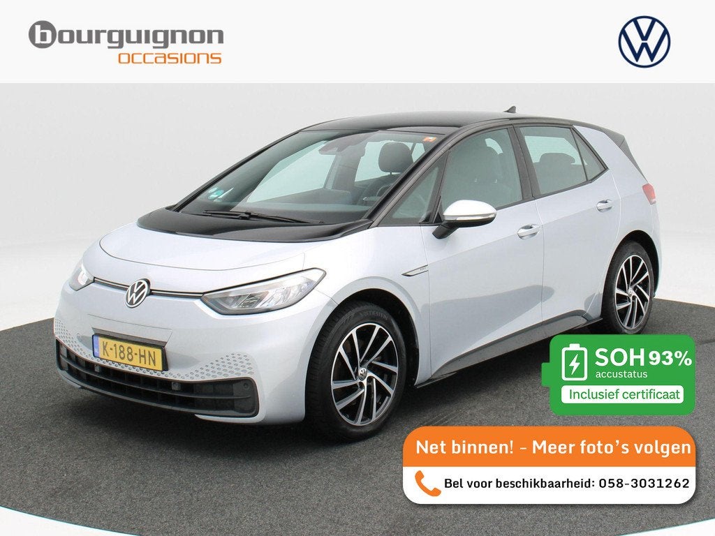 Volkswagen ID.3 Life 58 kWh | Parkeersensoren | Stoel/Stuurv, Automaat, 34 min, Gebruikt, 375 min