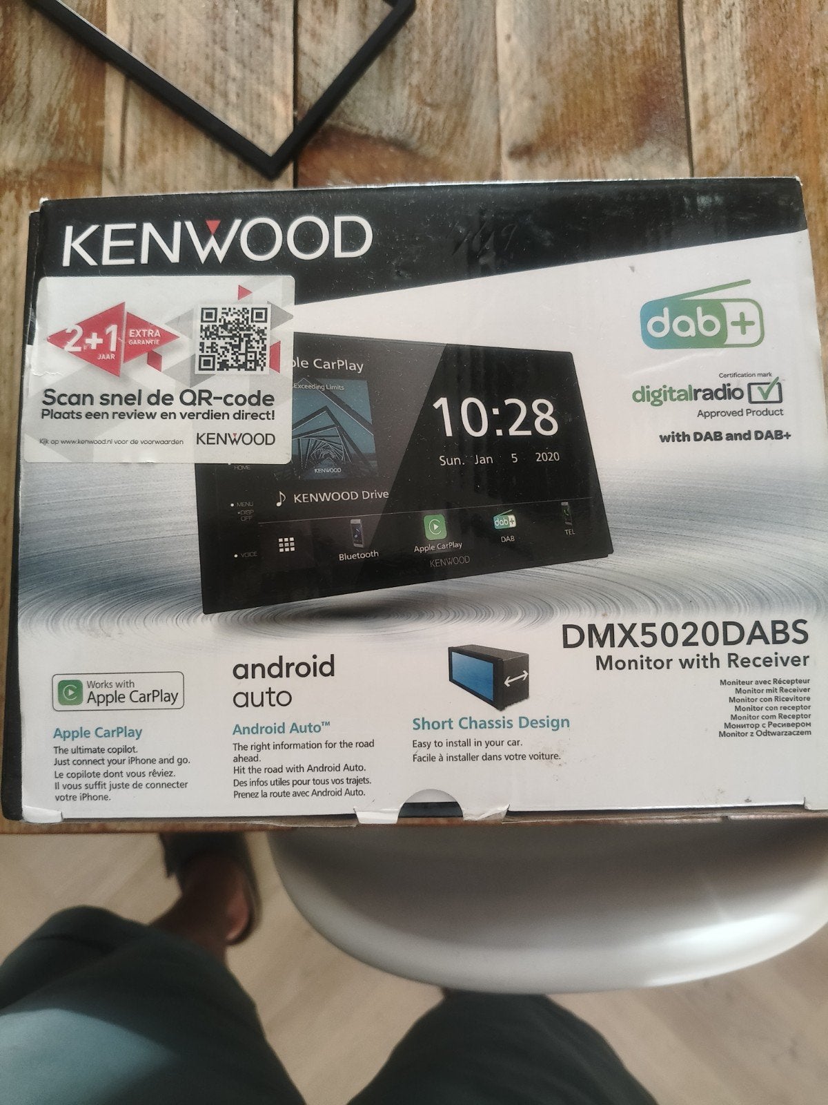 Kenwood DMX5020DABS Apple CarPlay Android Auto autoradio, Auto diversen, Autoradio's, Verzenden, Zo goed als nieuw