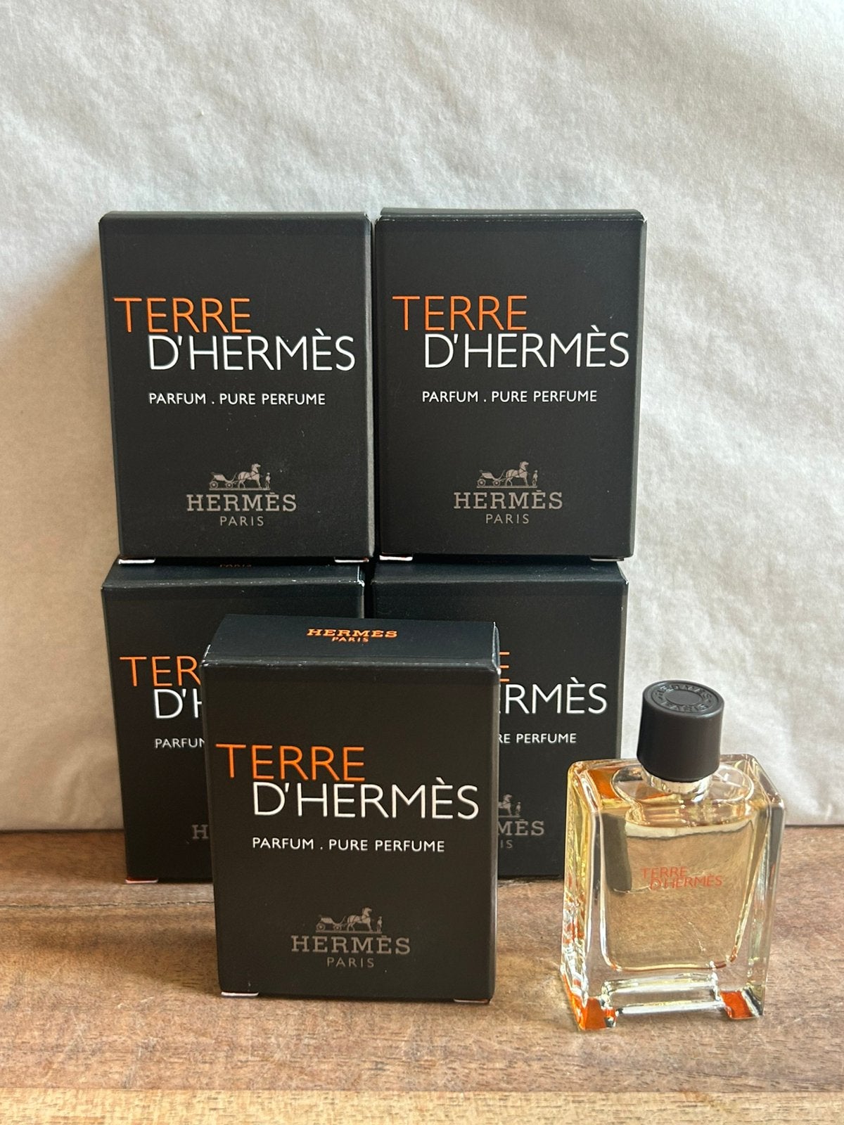 Hermès - terre d’Hermès miniatuur 5ml parfum, Ophalen of Verzenden, Nieuw