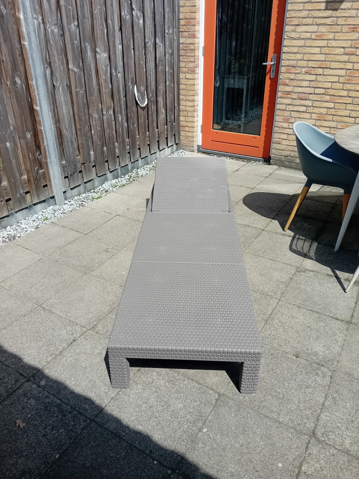 Ligbed met 3 standen, Tuin en Terras, Ligbedden, Ophalen, Rotan, Verstelbaar