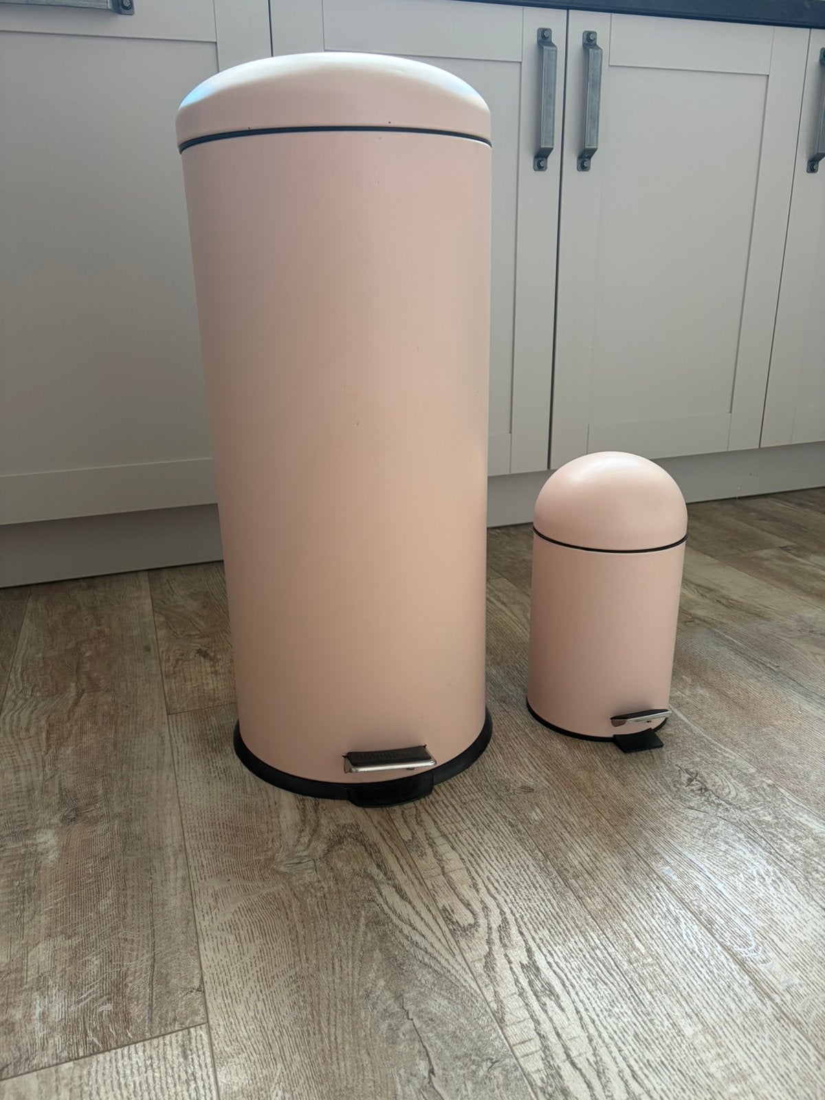 Roze pedaalemmer 30 liter, Minder dan 10 liter, Ophalen, Gebruikt, Metaal