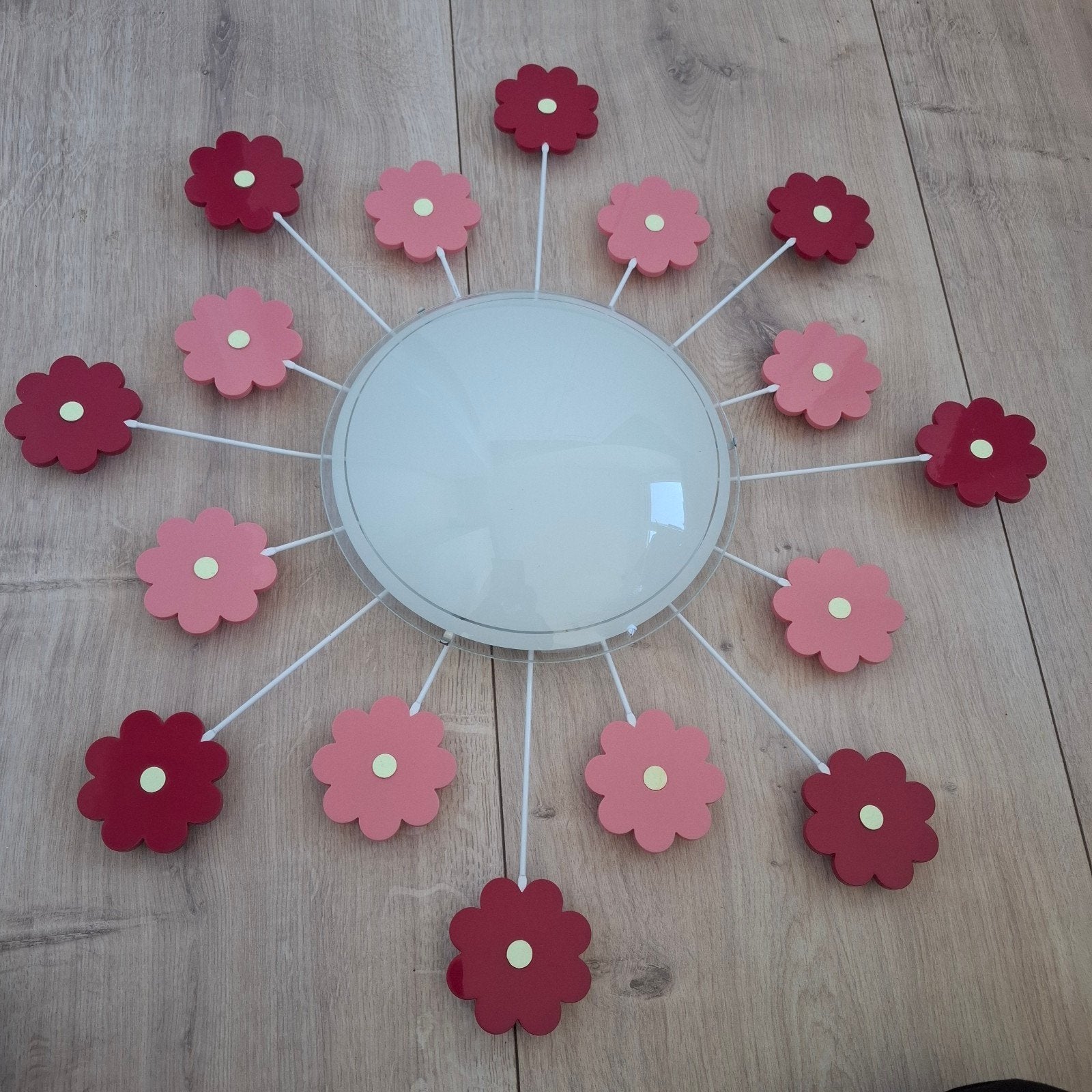 Leuke lamp voor meidenkamer, Ophalen, Zo goed als nieuw, Plafondlamp, E27 (groot)
