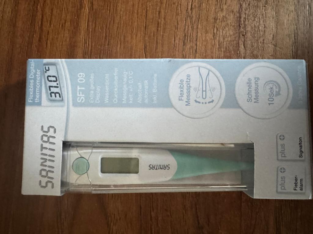Sanitas SFT 09 Flexibele Digitale Koortsthermometer, Ophalen of Verzenden, Nieuw, Lichaamsthermometer
