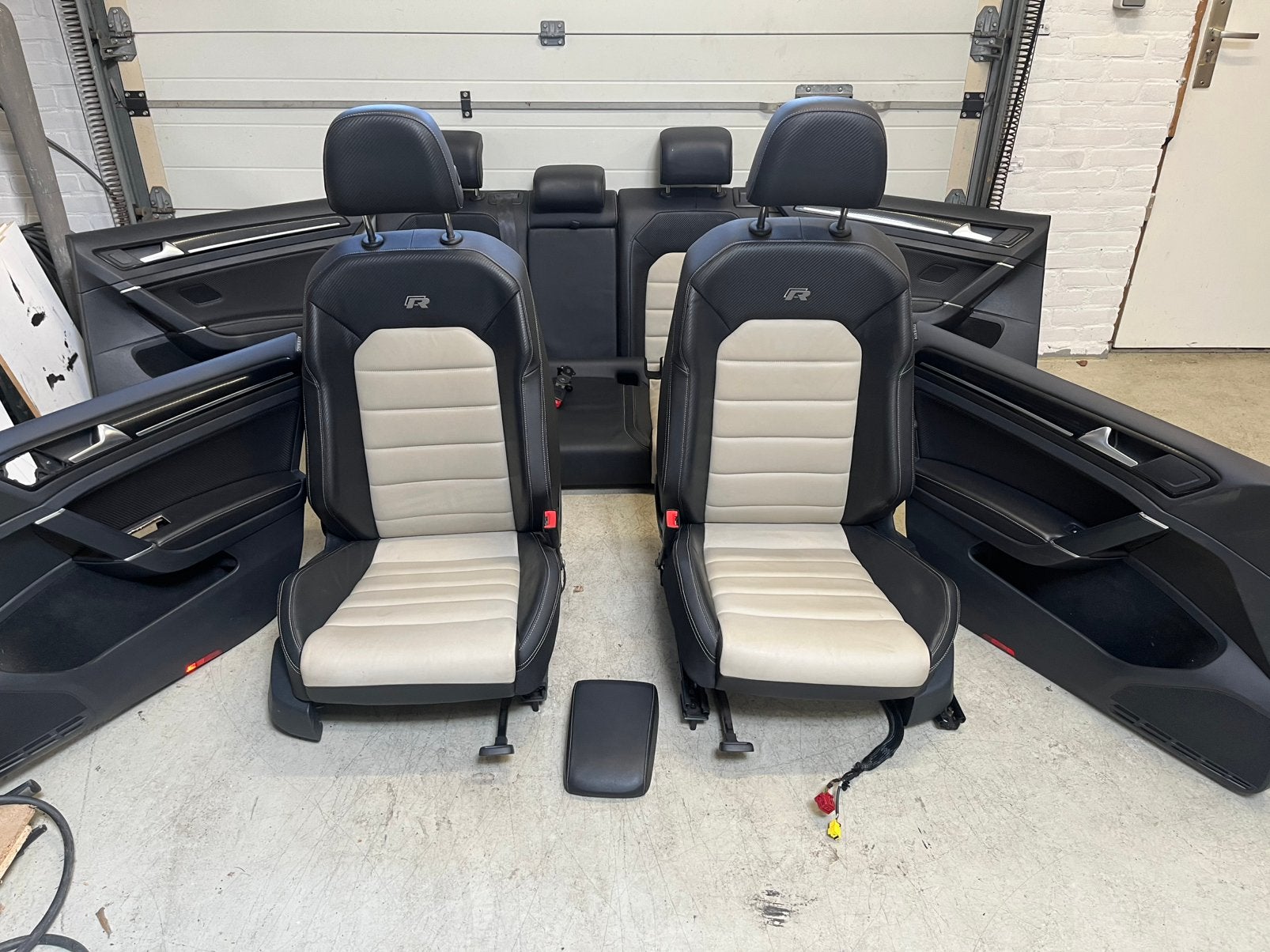 Carbon leder interieur golf 7 R, Ophalen, Gebruikt