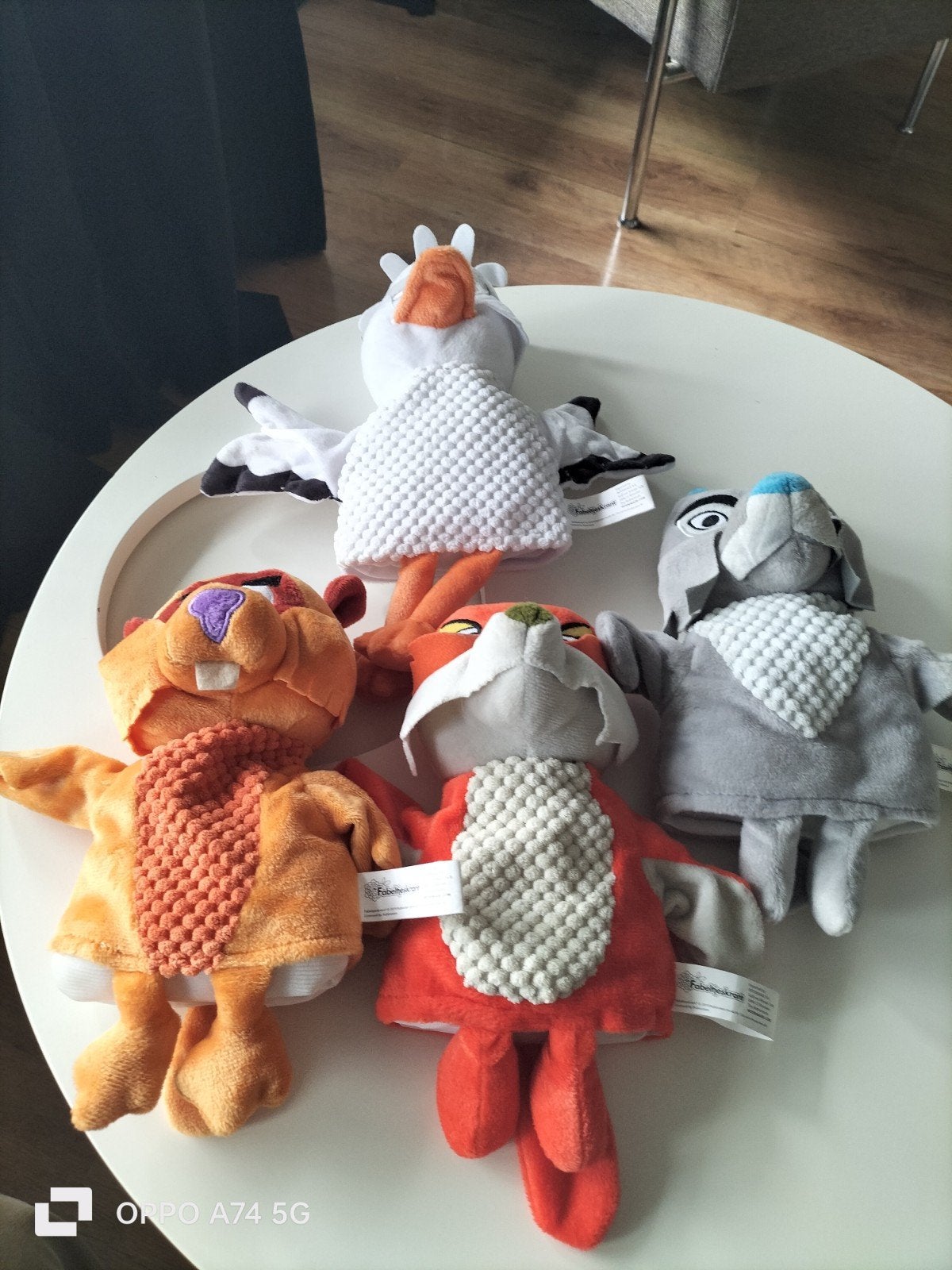 4 Fabeltjeskrant handpoppen, Ophalen of Verzenden, Overige typen