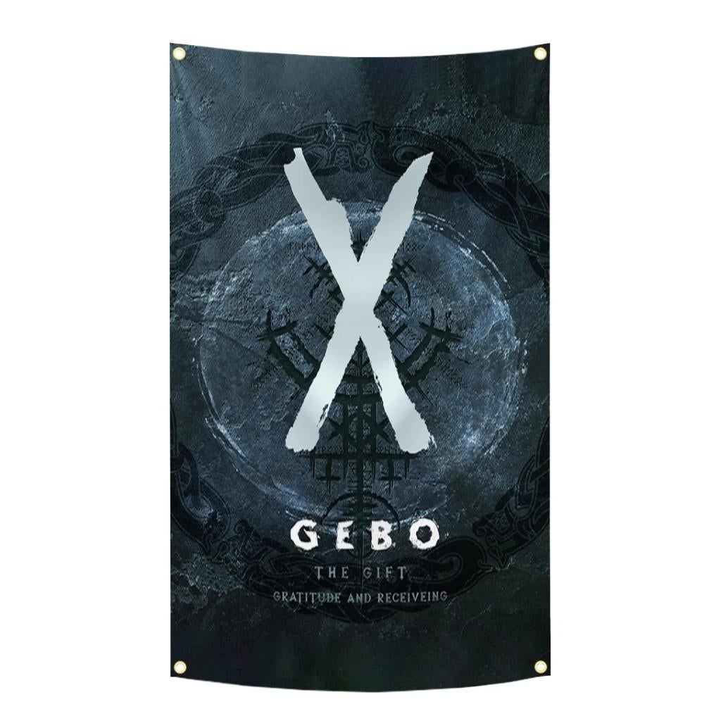 Grote vlaggen Viking Elder Futhark (150x90cm), Ophalen of Verzenden, Nieuw
