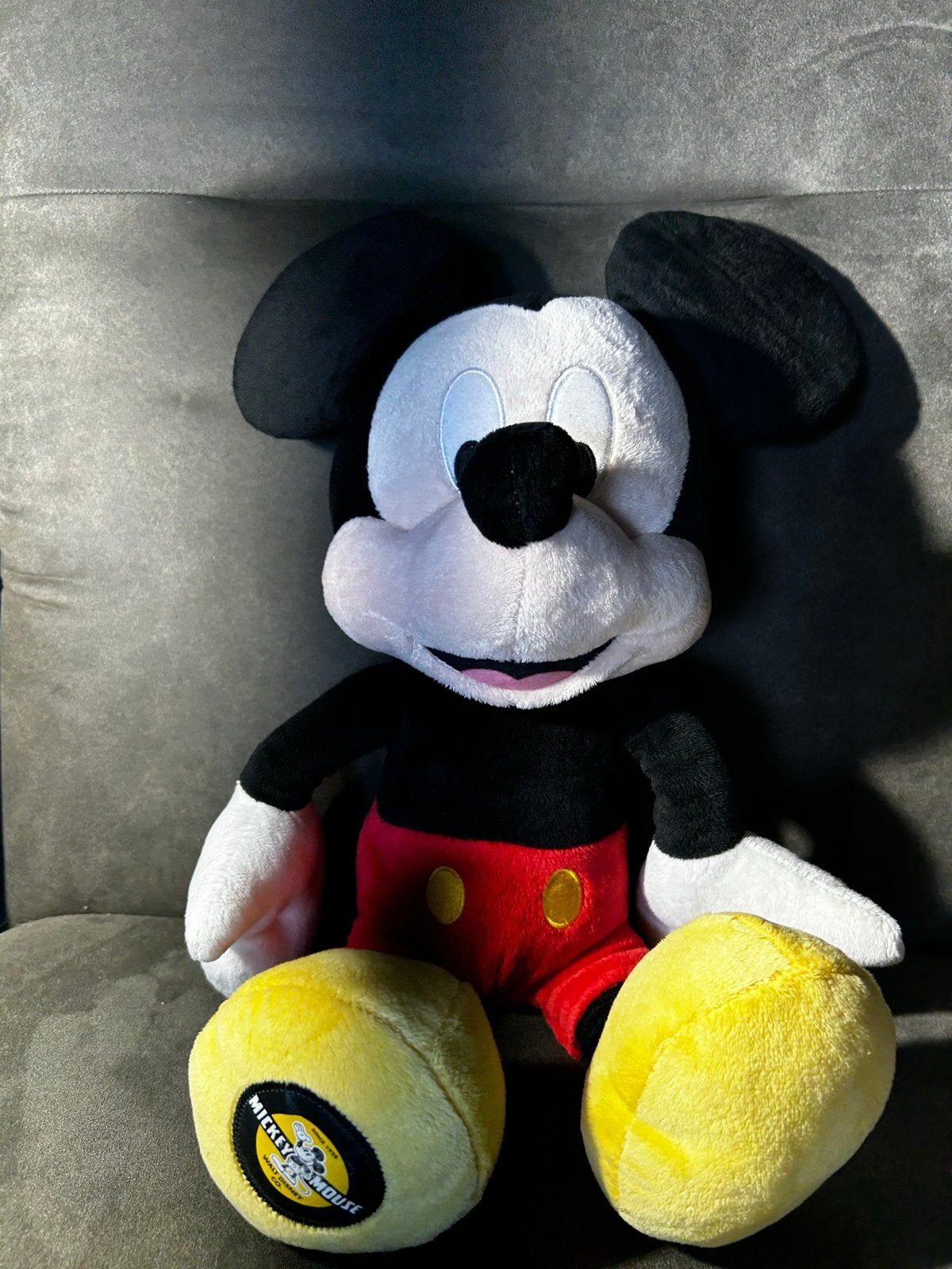 Grote Mickey Mouse knuffel - Disneyland Parijs, Muis, Disney, Disney, Ophalen of Verzenden