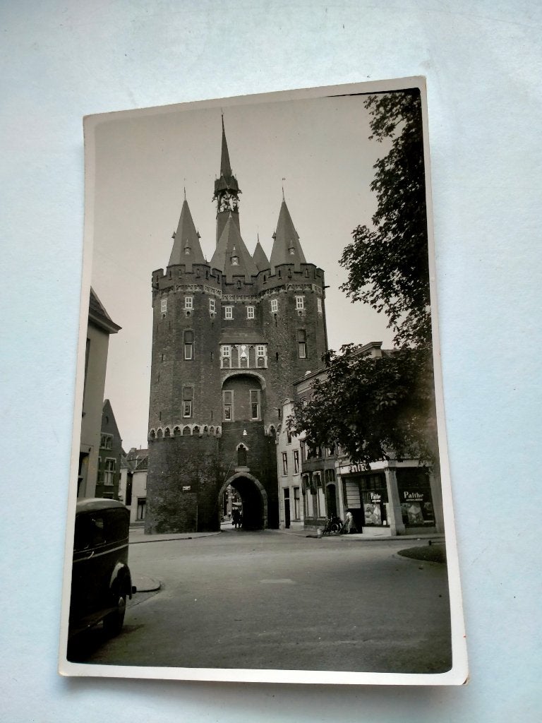 Fotokaart Sassenpoort Zwolle, Verzenden, 1940 tot 1960, Ongelopen, Overijssel