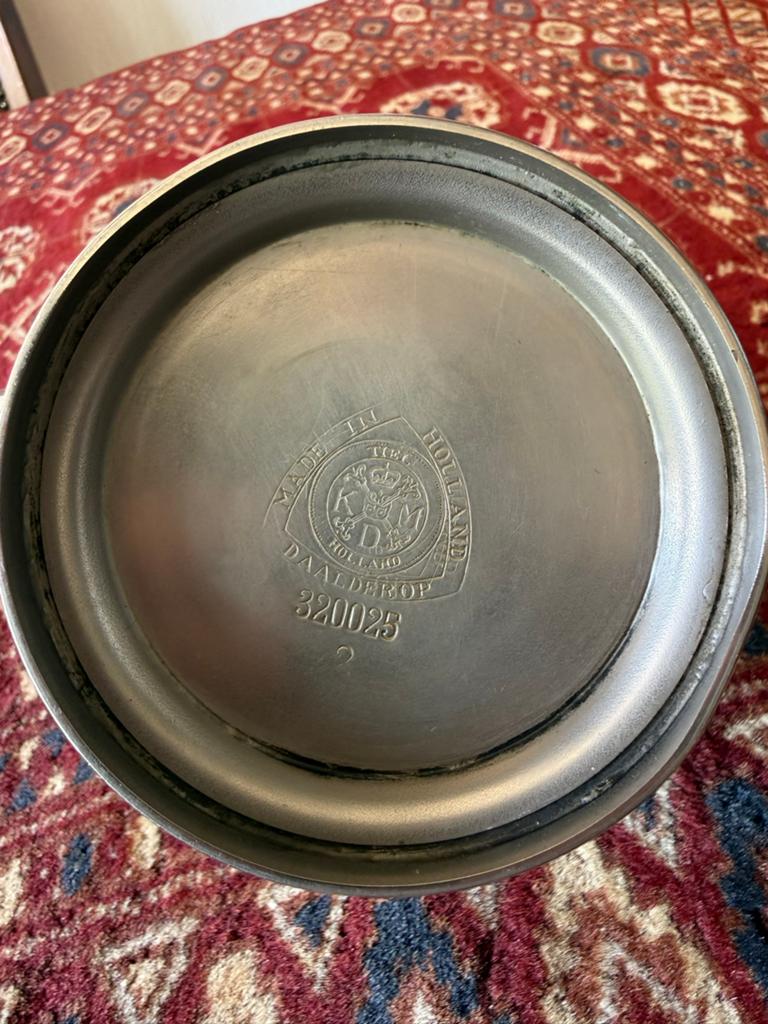 Vintage tinnen theeservies van Daalderop, Made in Holland, Ophalen