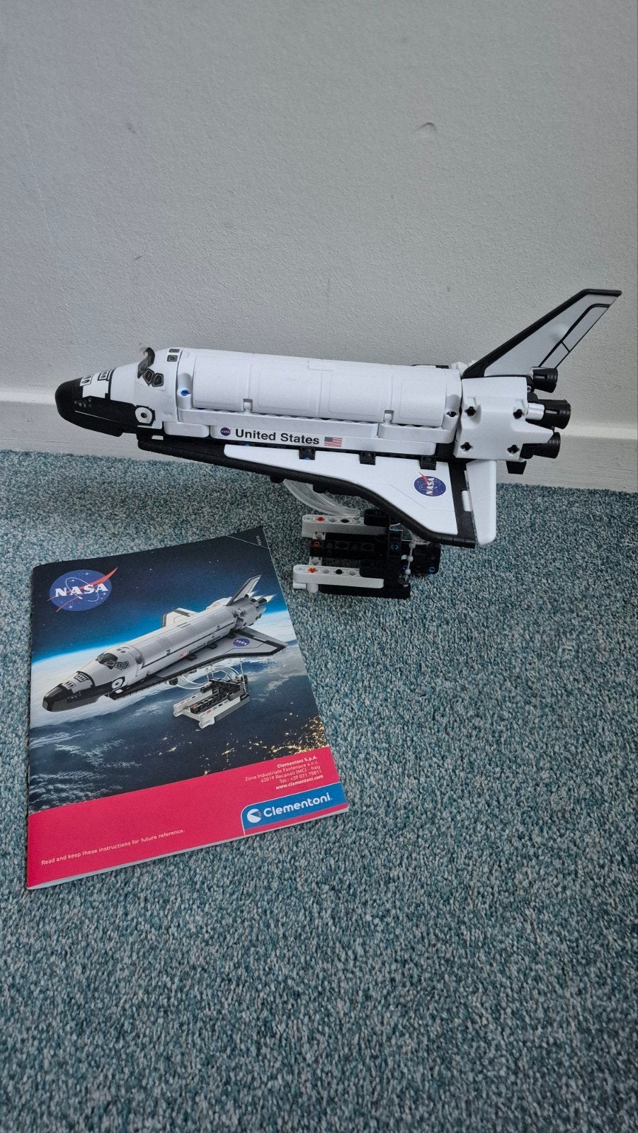 Clementoni NASA Space Shuttle Bouwpakket met Handleiding, Ophalen of Verzenden, Zo goed als nieuw, Overige merken