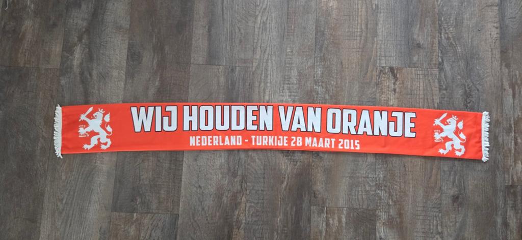 Sjaal Oranje, Ophalen of Verzenden, Zo goed als nieuw, Overige binnenlandse clubs, Vaantje of Sjaal