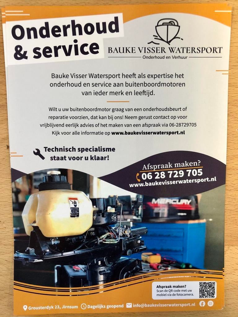 Onderhoud & Reparatie , 25 jaar ervaring, Friesland, Diensten en Vakmensen, Reparatie en Onderhoud | Watersport en Boten, Garantie