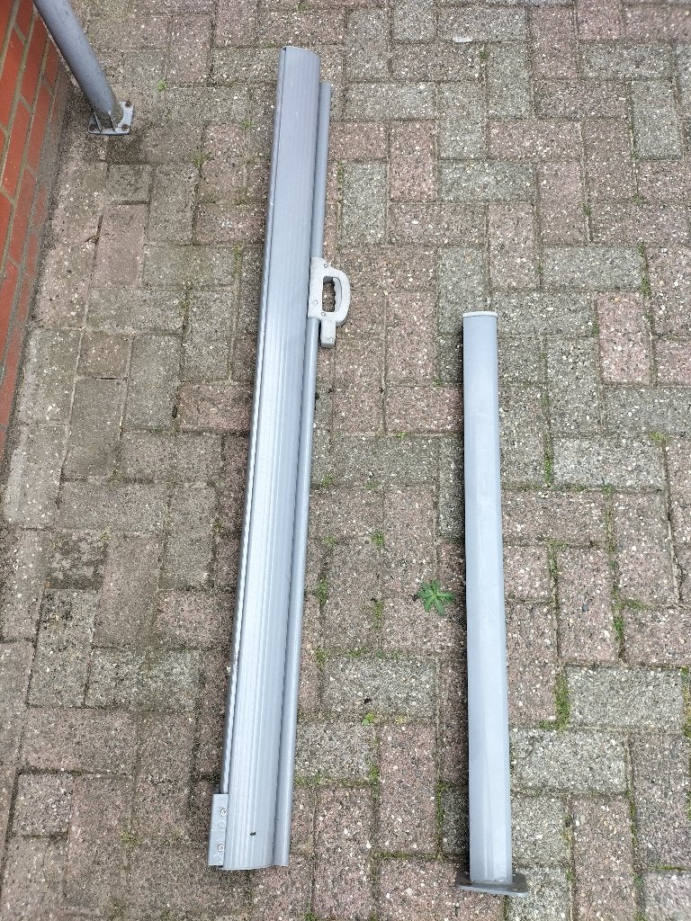 Uittrekbare windschermen, Tuin en Terras, Ophalen, Gebruikt