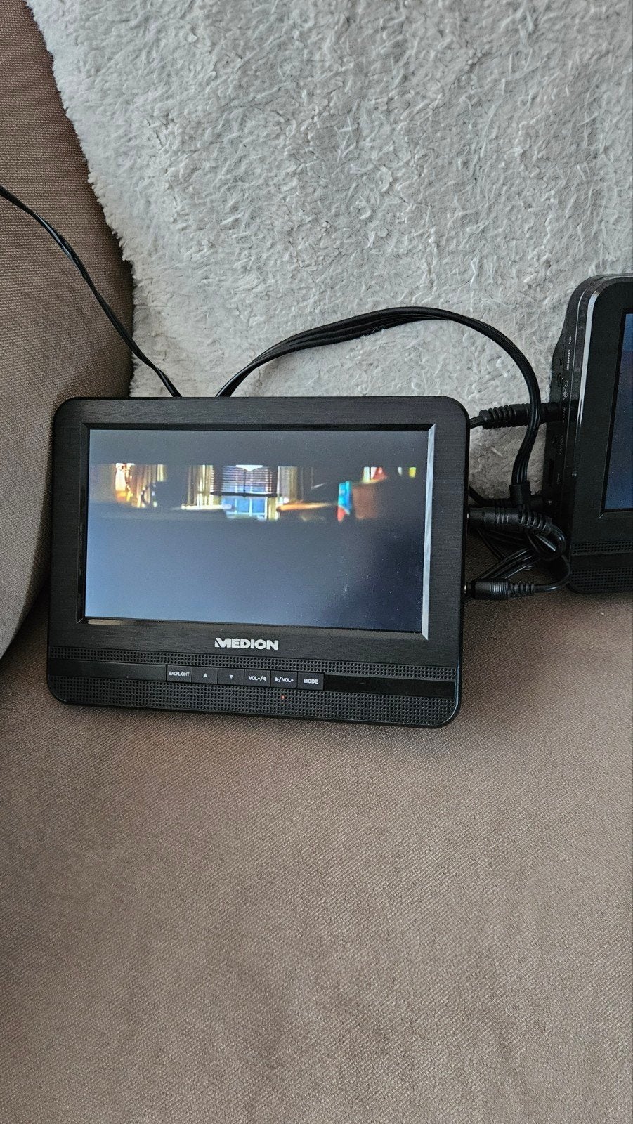 Medion auto dvd speler met 2 schermen, Ophalen of Verzenden