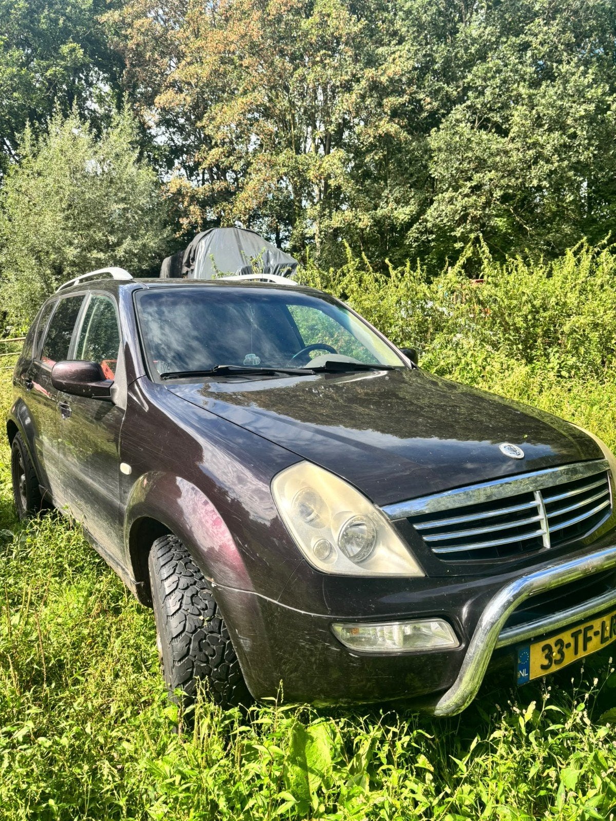 SsangYong Rexton 2.7 XDI AUT 2006 Rood, Auto's, Automaat, 164 pk, 2696 cc, Diesel