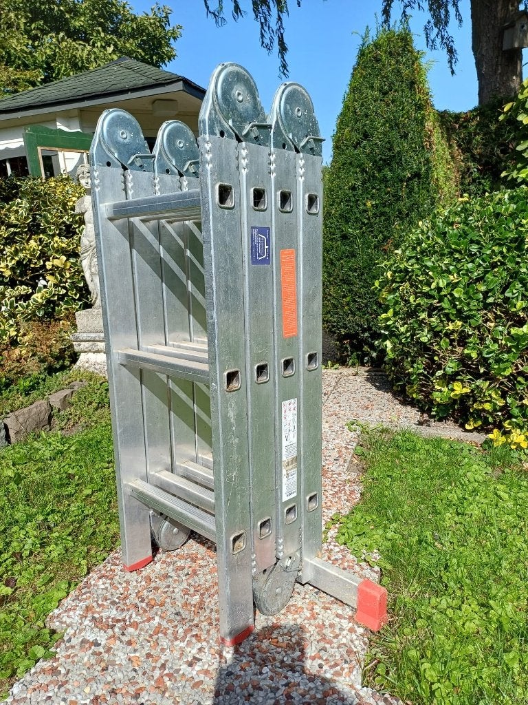 ingeklapde aluminium multifunctionele vouwladder, Ophalen, Gebruikt, Ladder, Opvouwbaar of Inschuifbaar