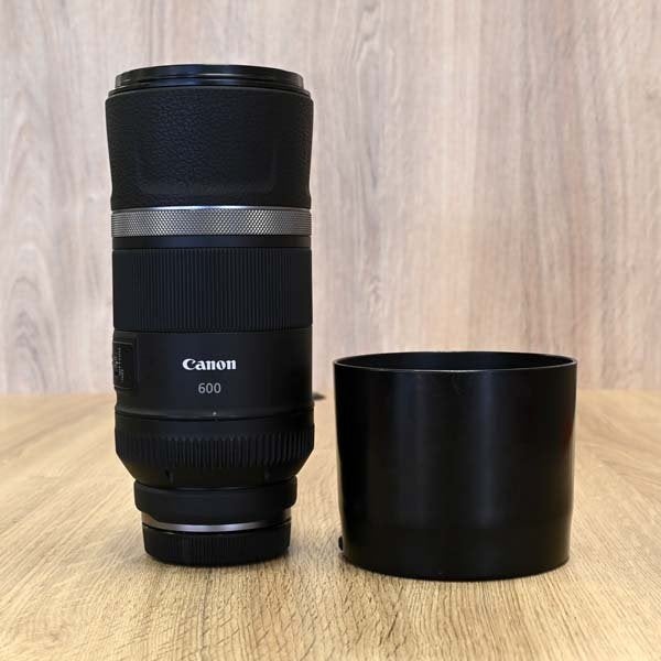 Canon RF 600 mm F11 IS STM, Audio, Tv en Foto, Gebruikt, Canon, Zonnekap, Canon RF