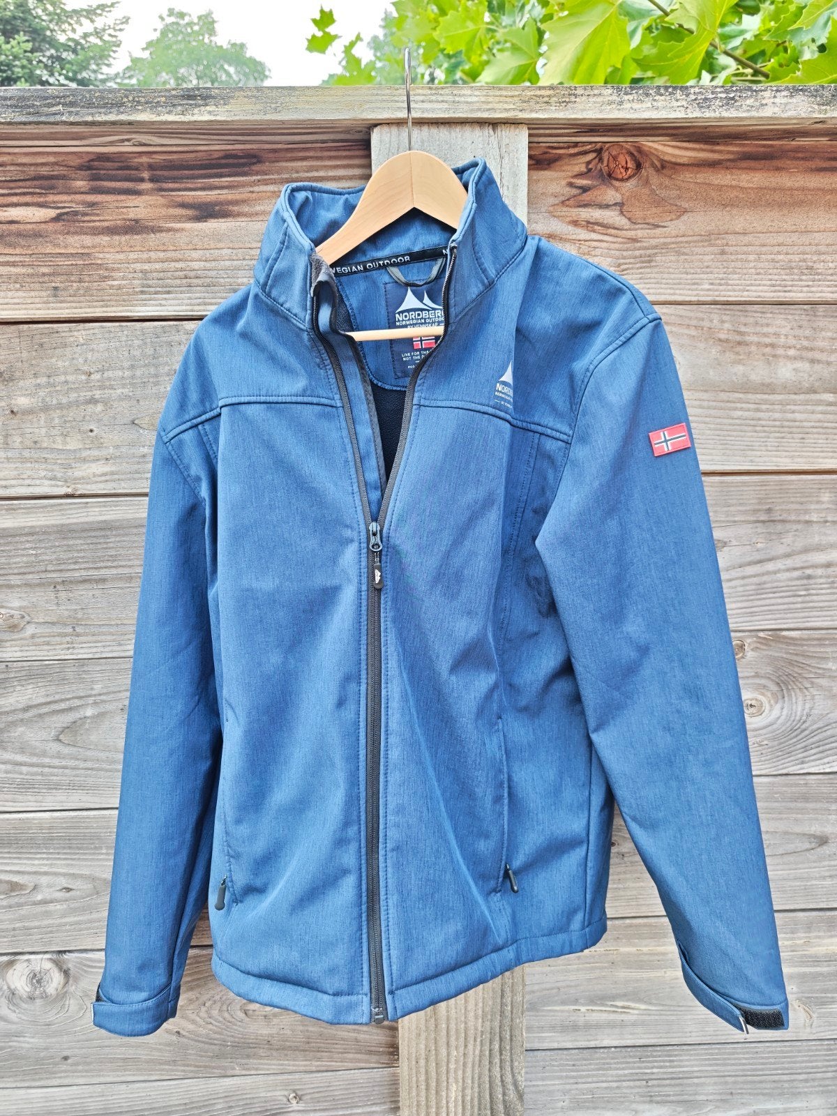 Nordberg softshell jasje - Blauw maat L, Maat 52/54 (L), Ophalen of Verzenden, Zo goed als nieuw, Nordberg