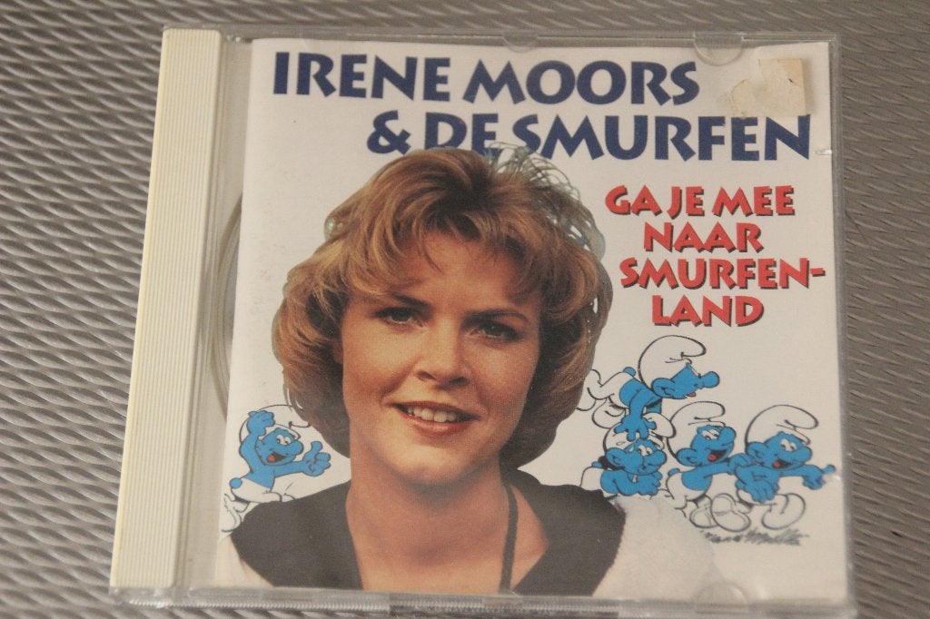 irene moors & de smurfen ga je mee naar smurfenland, Ophalen of Verzenden, Gebruikt