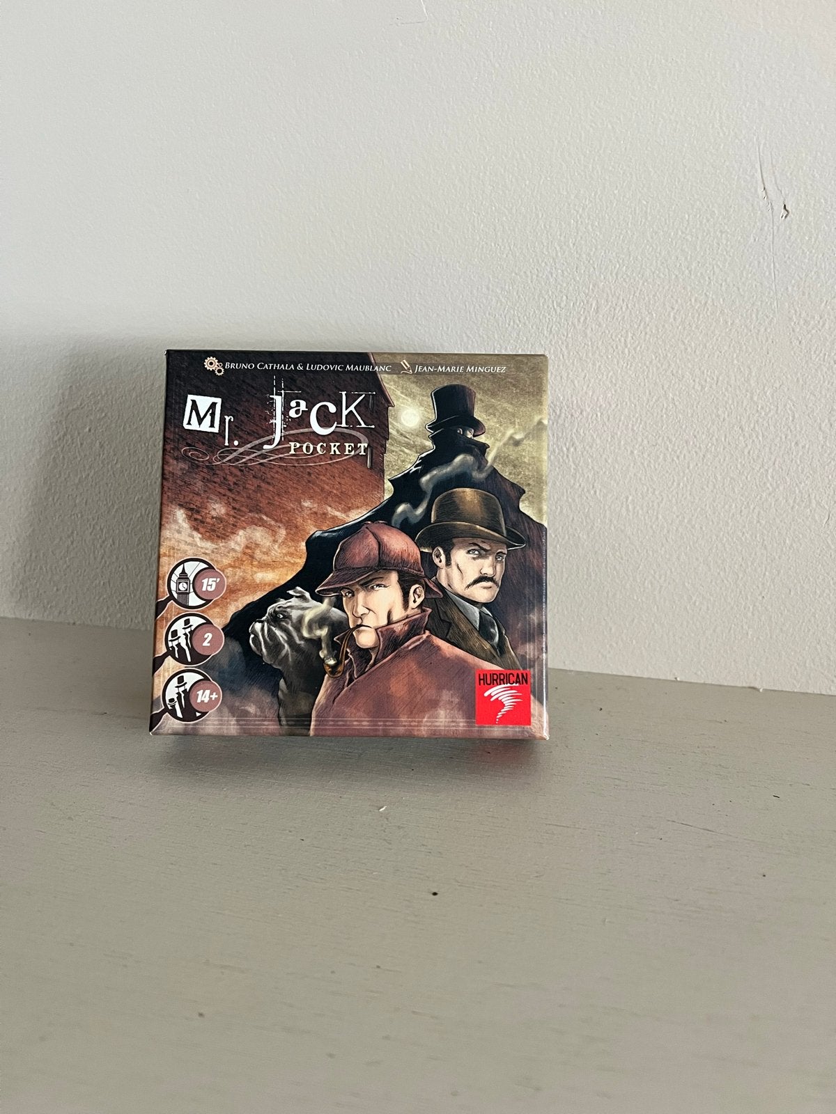 Mr. Jack Pocket - Compact deductiespel, Een of twee spelers, Ophalen of Verzenden, Zo goed als nieuw, Reisspel