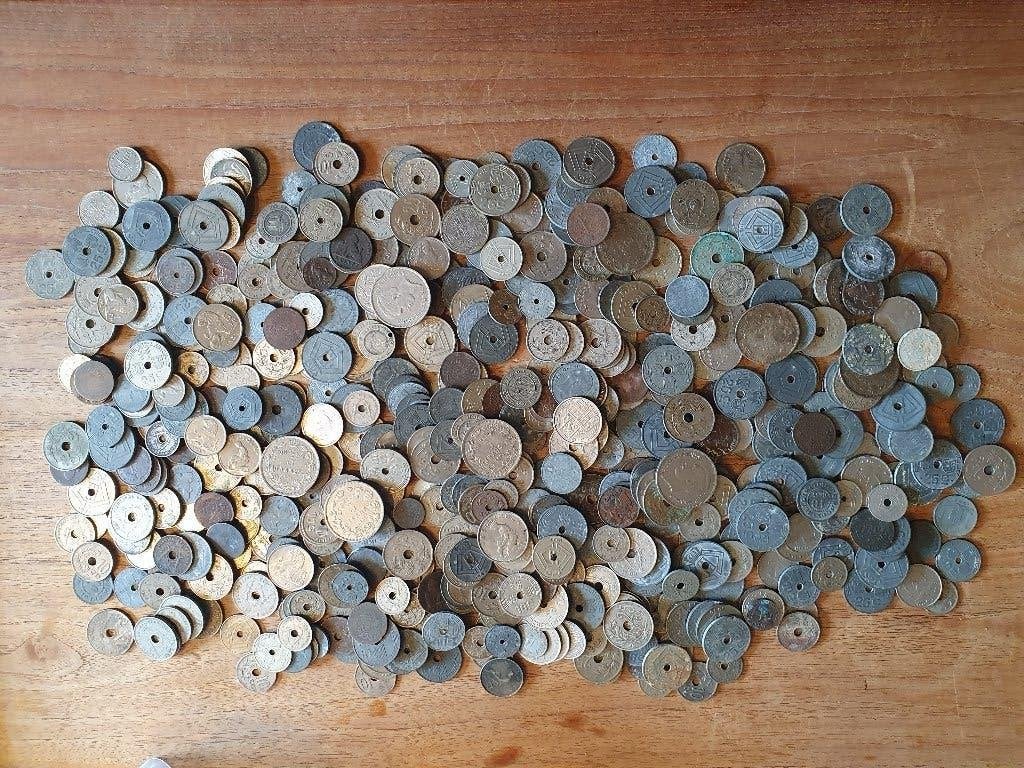 ruim 3 kilo belgische munten van 1945 en ervoor!, Ophalen of Verzenden
