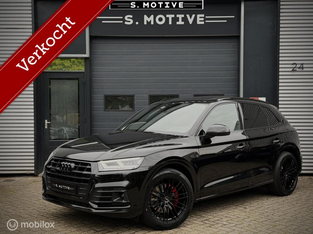 Audi Q5 55 TFSI e quattro Competition 367pk, Pano, Trekhaak!, Automaat, 2005 kg, Gebruikt, Zwart
