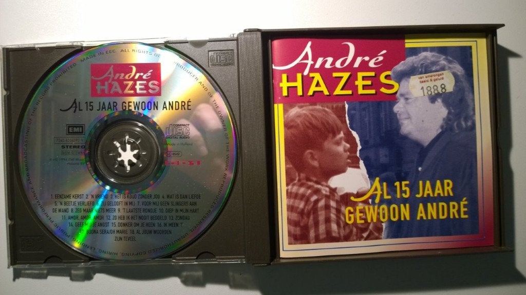 André Hazes - Al 15 Jaar Gewoon André, Ophalen of Verzenden, Zo goed als nieuw, Levenslied of Smartlap, Album