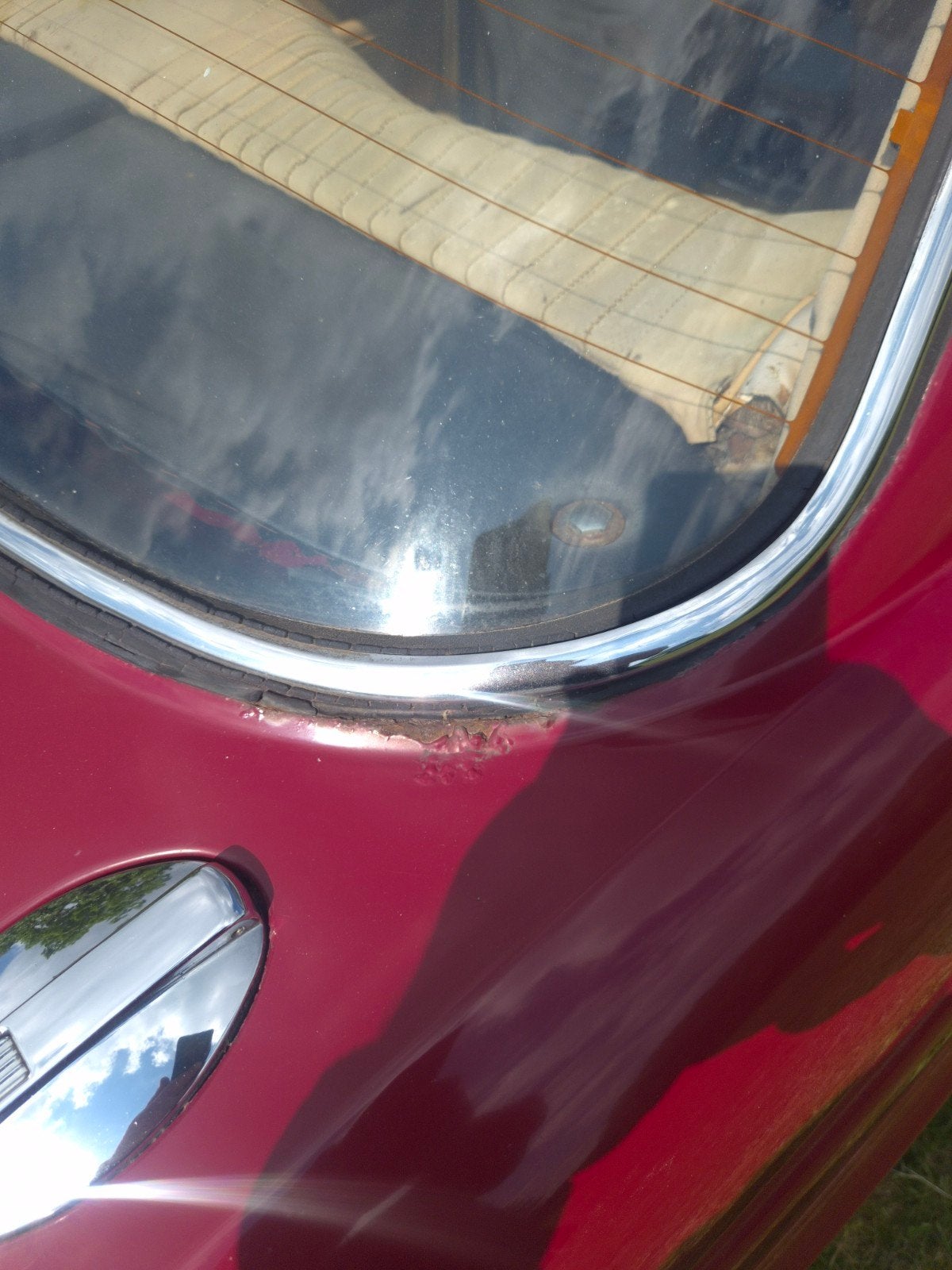 Jaguar XJ6 1976 Rood, SWB, foto 11