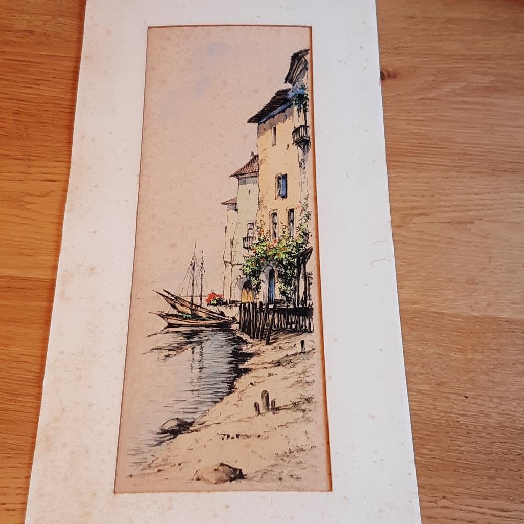 Kleuren pentekening, Ophalen of Verzenden
