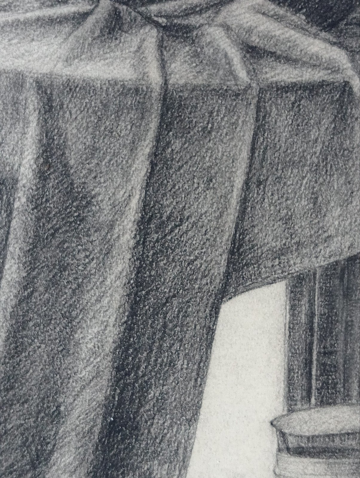 Houtskool tekening Stilleven jaren 30-60, Antiek en Kunst, Ophalen of Verzenden