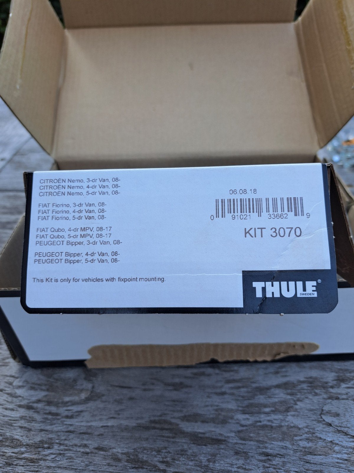 Thule Rapid System 751 Voetenset + Kit 3070, Auto diversen, Dakdragers, Ophalen of Verzenden, Gebruikt
