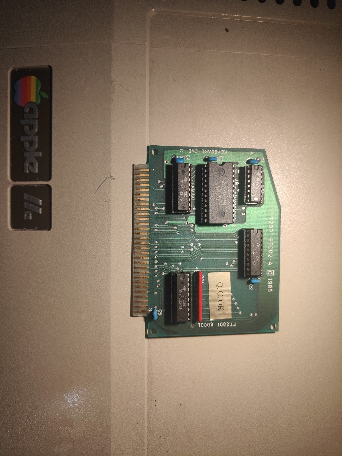 Apple II 80 column card, getest, Computers en Software, Ophalen of Verzenden