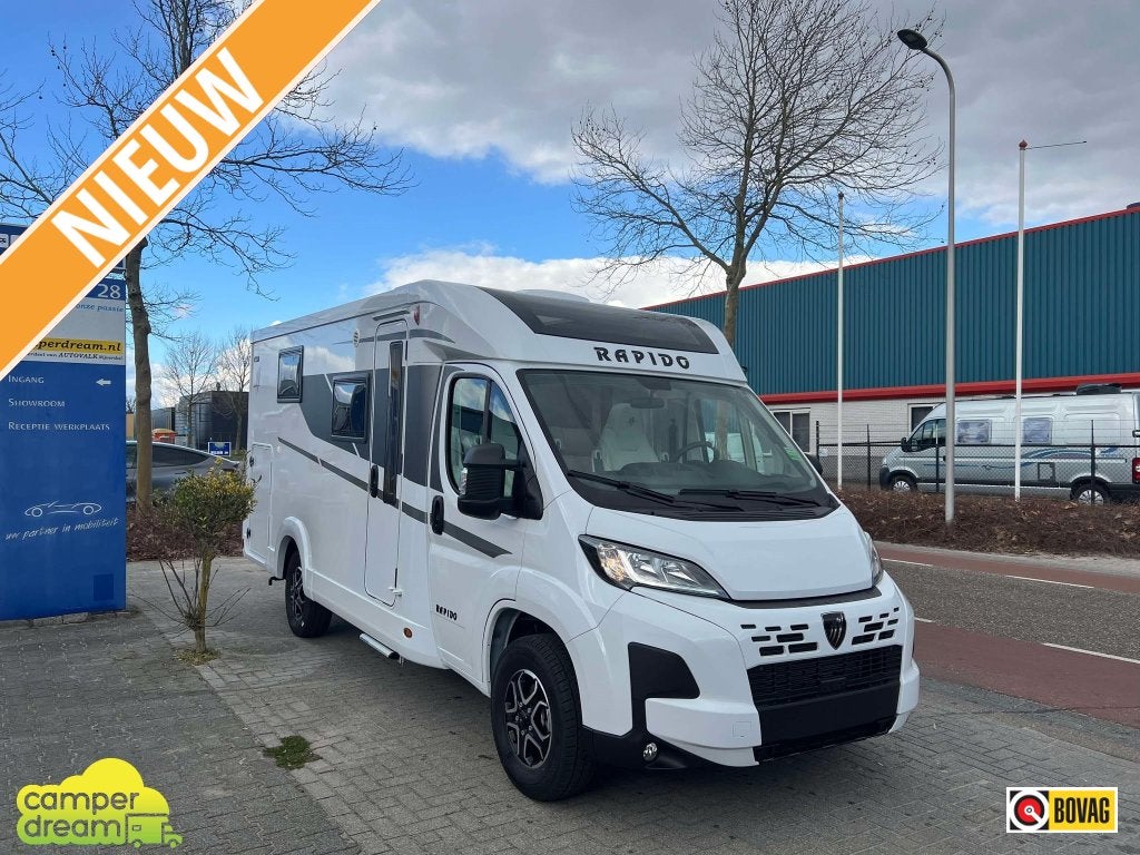 Rapido C50 C50 L=6,59m + Queensbed, Caravans en Kamperen, Automaat, Chemisch toilet, 6 tot 7 meter, Bedrijf