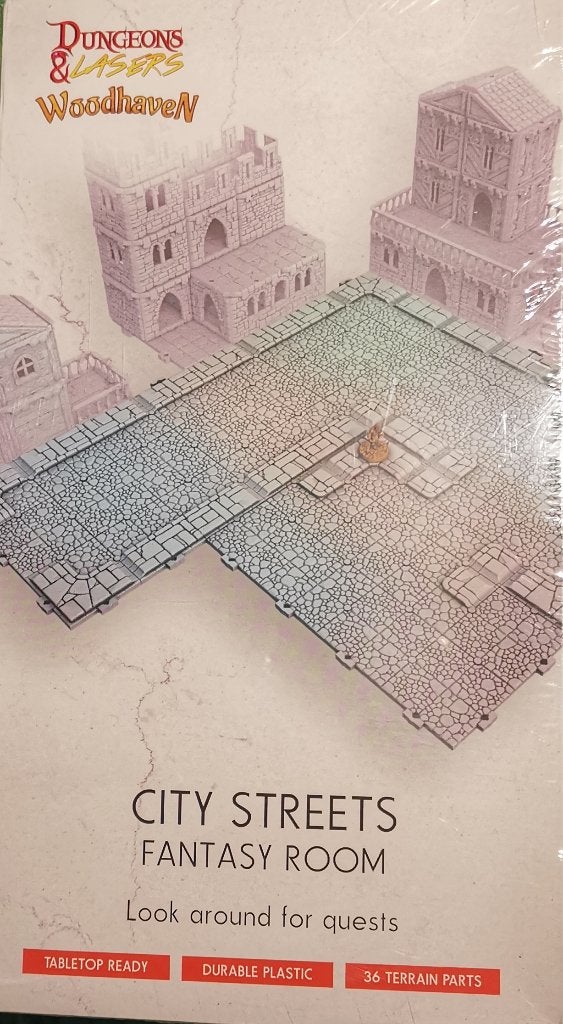 Dungeons & Lasers Woodhaven: City Streets Fantasy Room NIEUW, Ophalen of Verzenden, Nieuw, Overige soorten, Toebehoren