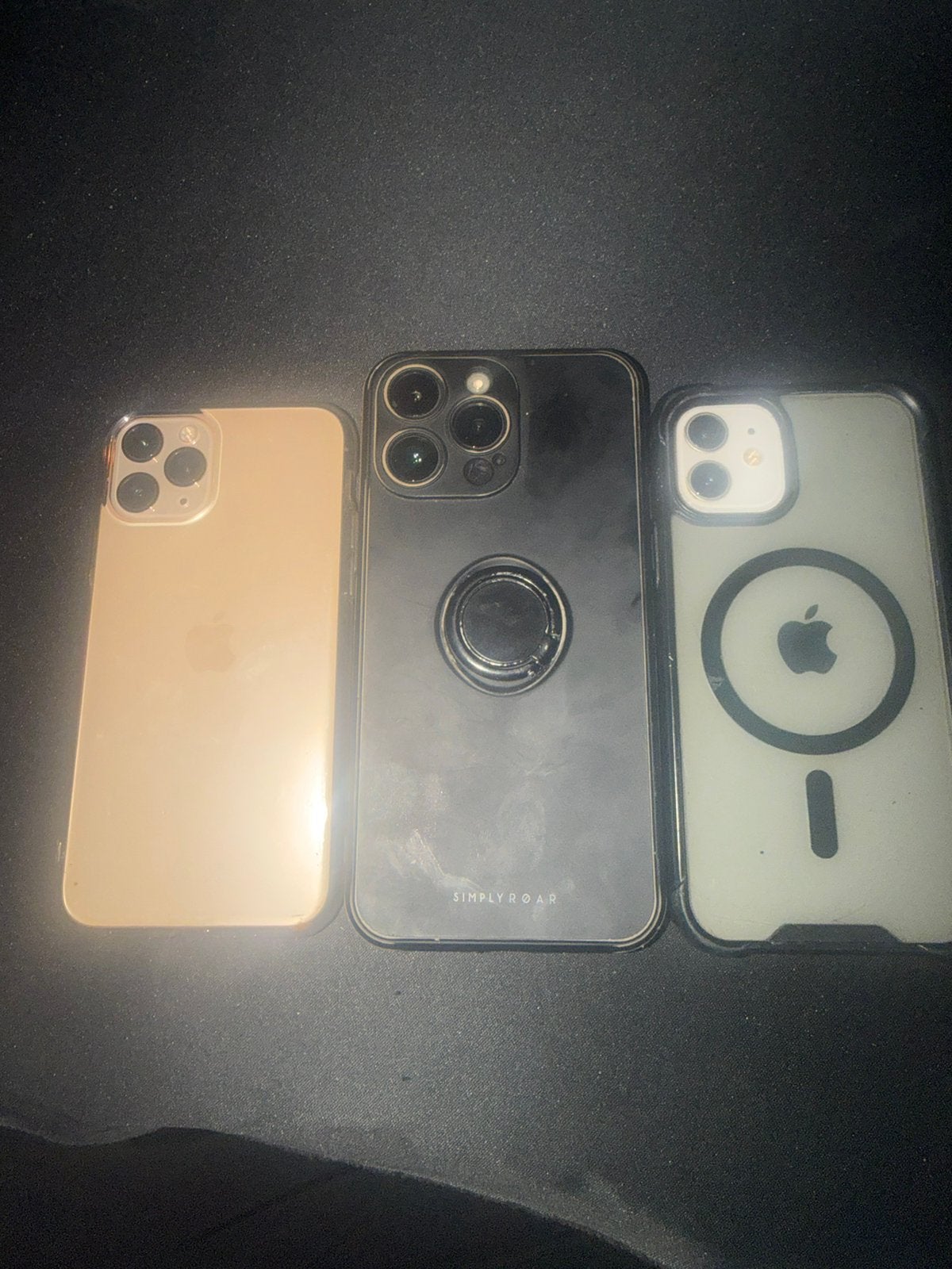 3x iPhone: 14 Pro Max, 11 Pro, 12, Telecommunicatie, Mobiele telefoons | Apple iPhone, Gebruikt, Zonder simlock, Zonder abonnement