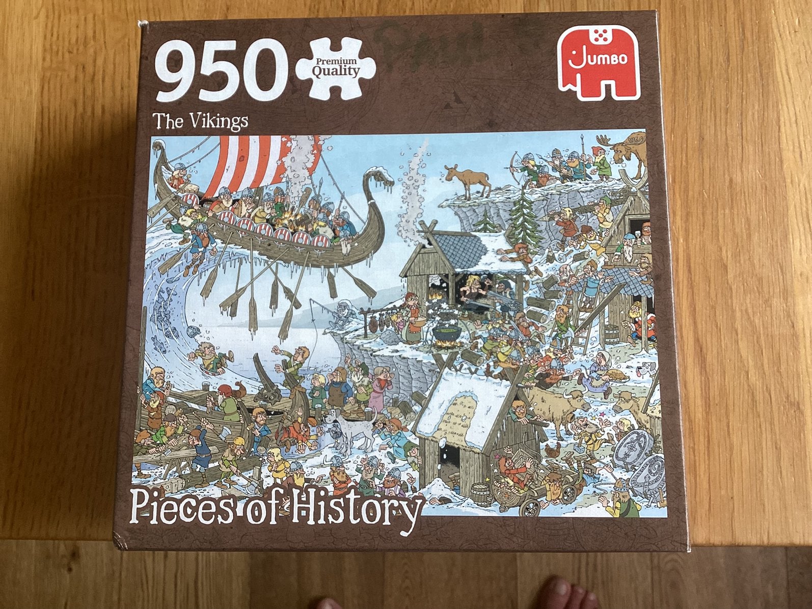 Pieces of History, The Vikings, prachtige themapuzzel, Hobby en Vrije tijd, Denksport en Puzzels, Ophalen, 500 t/m 1500 stukjes