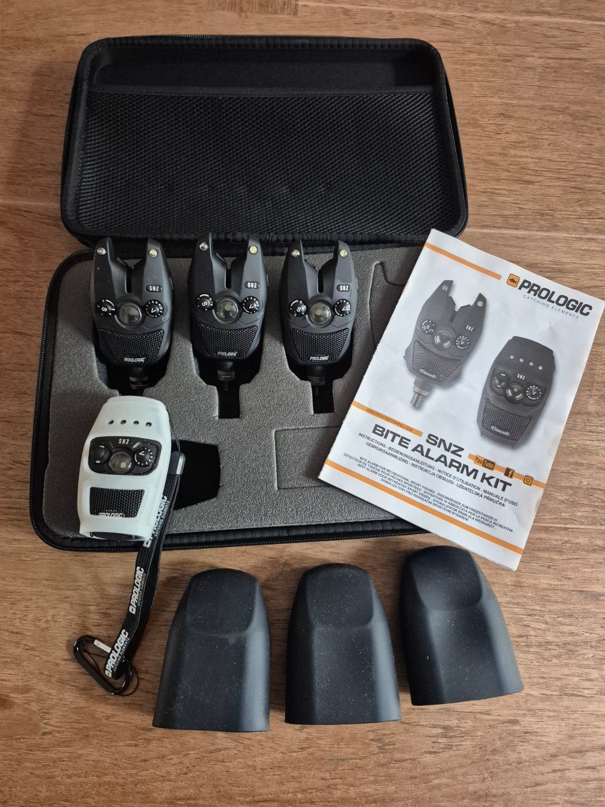 Prologic SNZ Bite Alarm Kit 3+1 - Beetmelderset, Ophalen of Verzenden, Gebruikt, Overige typen
