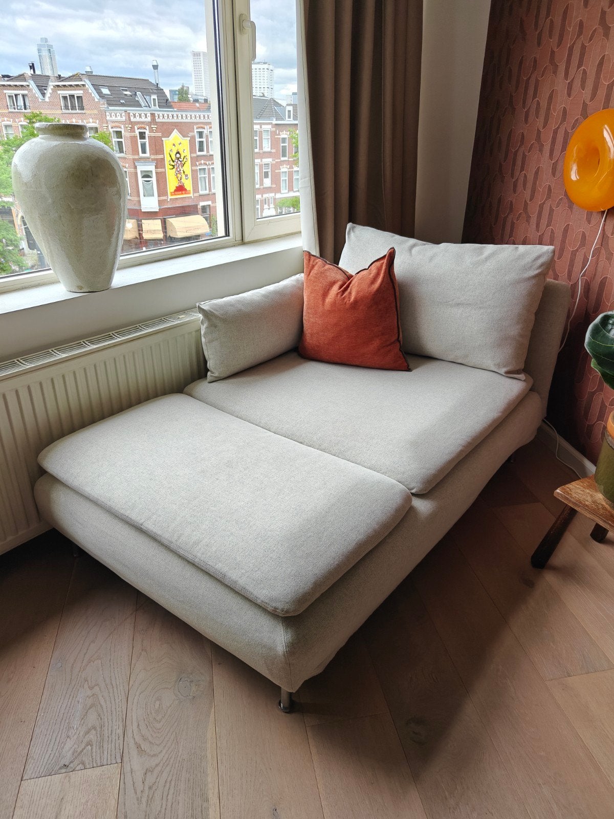 Ikea Söderhamn / Soderhamn / Chaise lounge / Gunnared beige, Ophalen, Gebruikt, Eenpersoons, Minder dan 150 cm
