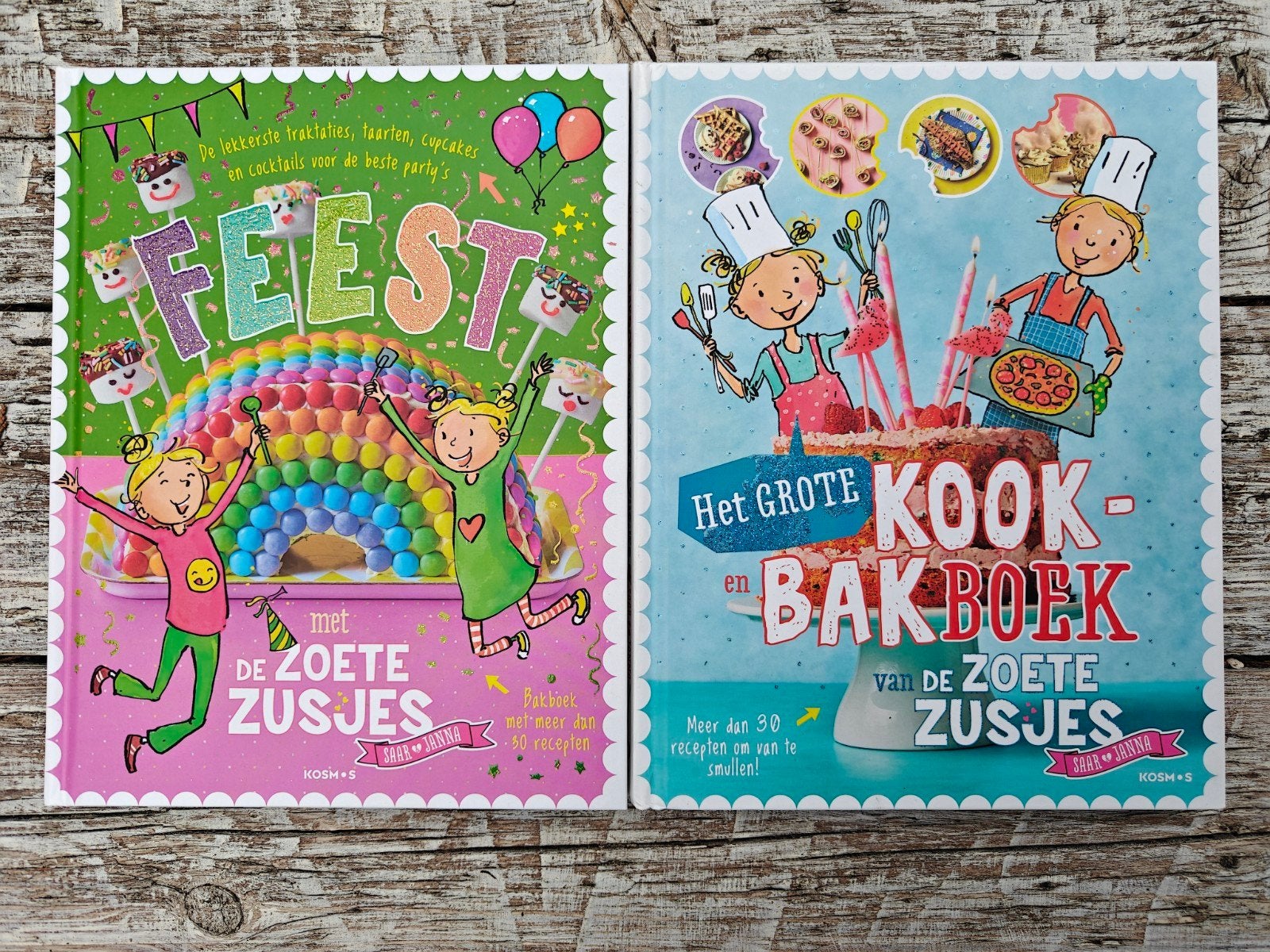 2 Kook/bak boeken van: De Zoete Zusjes.