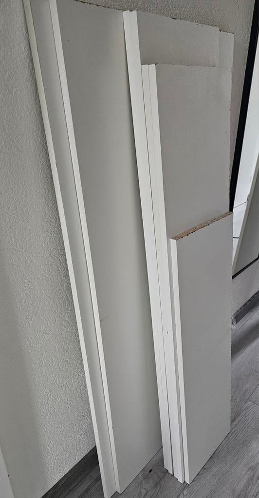 Witte planken voor kastruimte - diverse maten, Ophalen, Gebruikt