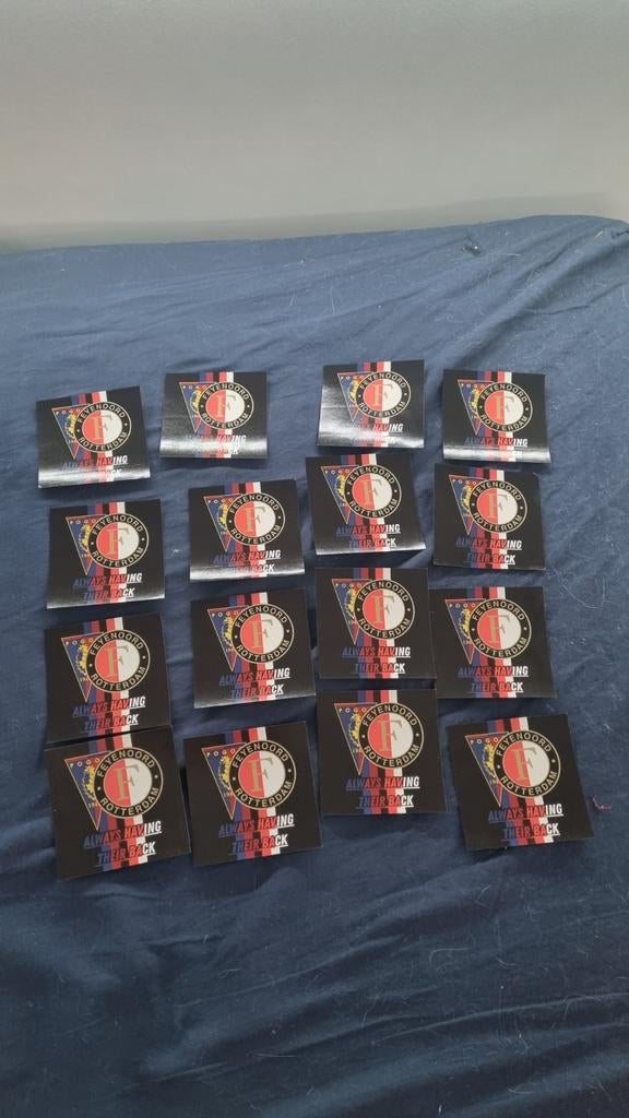 16 feyenoord stickers, Verzenden, Nieuw