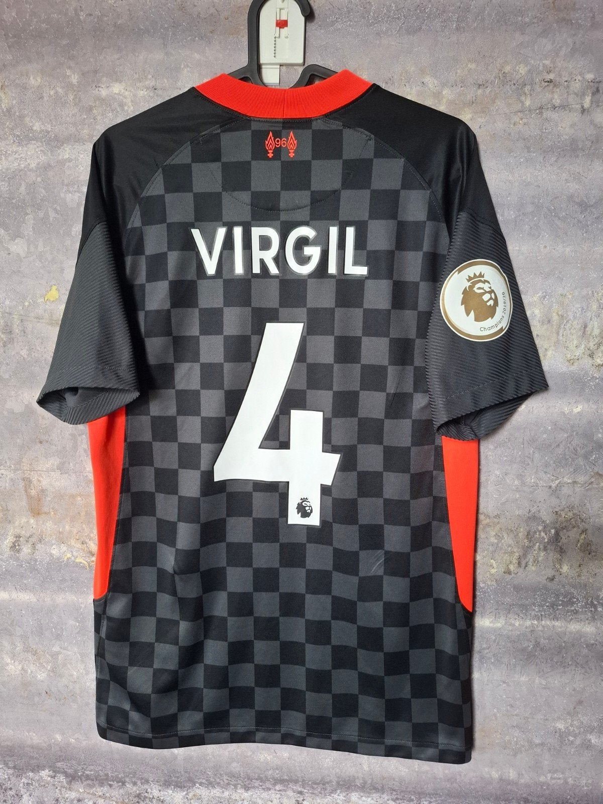 Liverpool fc 2020/2021derde shirt virgil van dijk, Ophalen of Verzenden, Zo goed als nieuw, Buitenlandse clubs, Shirt
