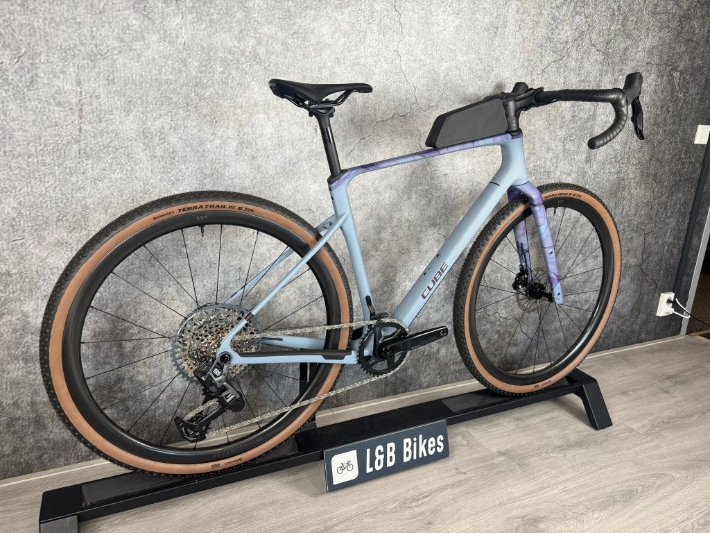 Nieuw! Cube Nuroad C:62 EX Full Carbon Sram Rival AXS 1x12, Overige merken, 28 inch, Gravel, Carbon