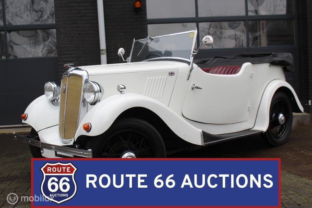 Morris Eight Series I Tourer | 1935 | Route 66 Auctions, Overige merken, Overige carrosserieën, Zwart, Bedrijf