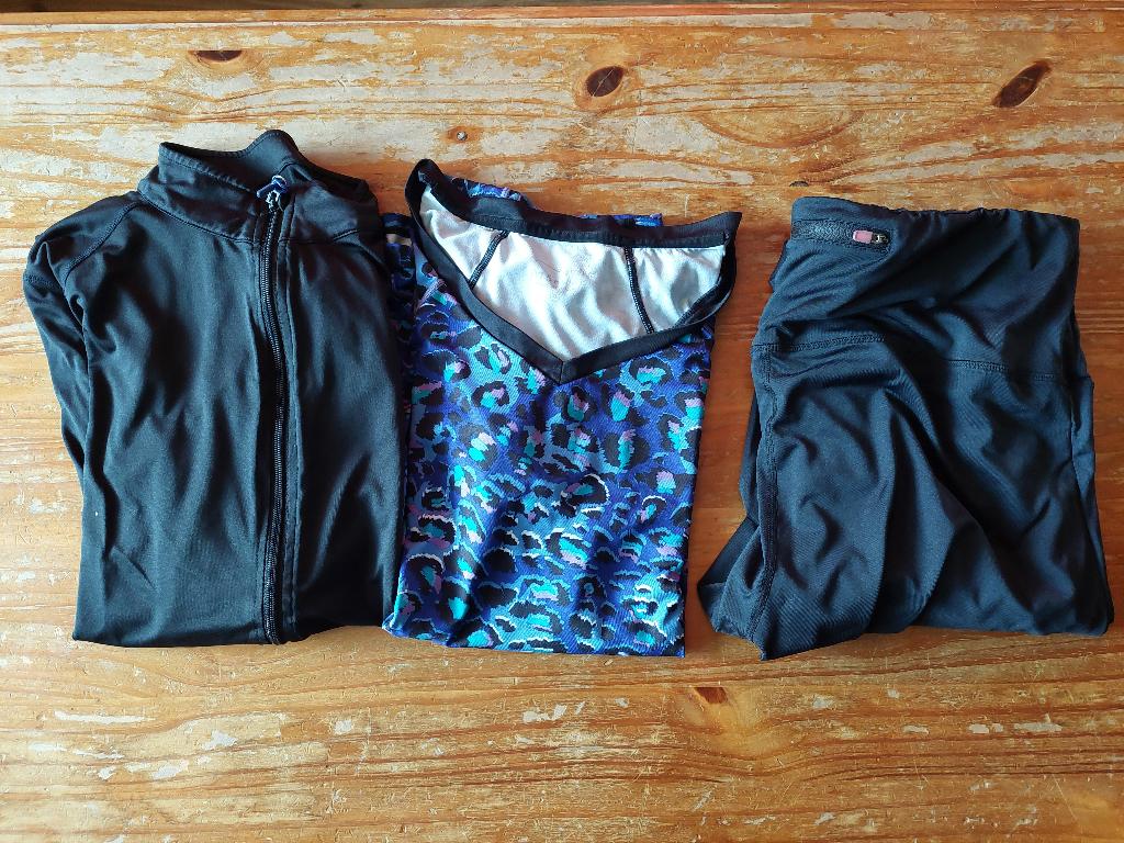 3-delige sportset, vest, shirt, broek MS Mode XL., Zwart, Maat 46/48 (XL) of groter, Ophalen of Verzenden, Gedragen