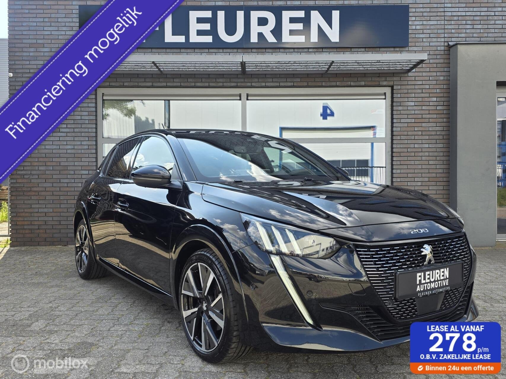 Peugeot 208 1.2 PureTech GT|LEDER|MASSAGE|Aut|PANO|Carplay|L, Auto's, 101 pk, Gebruikt, Zwart, 1199 cc