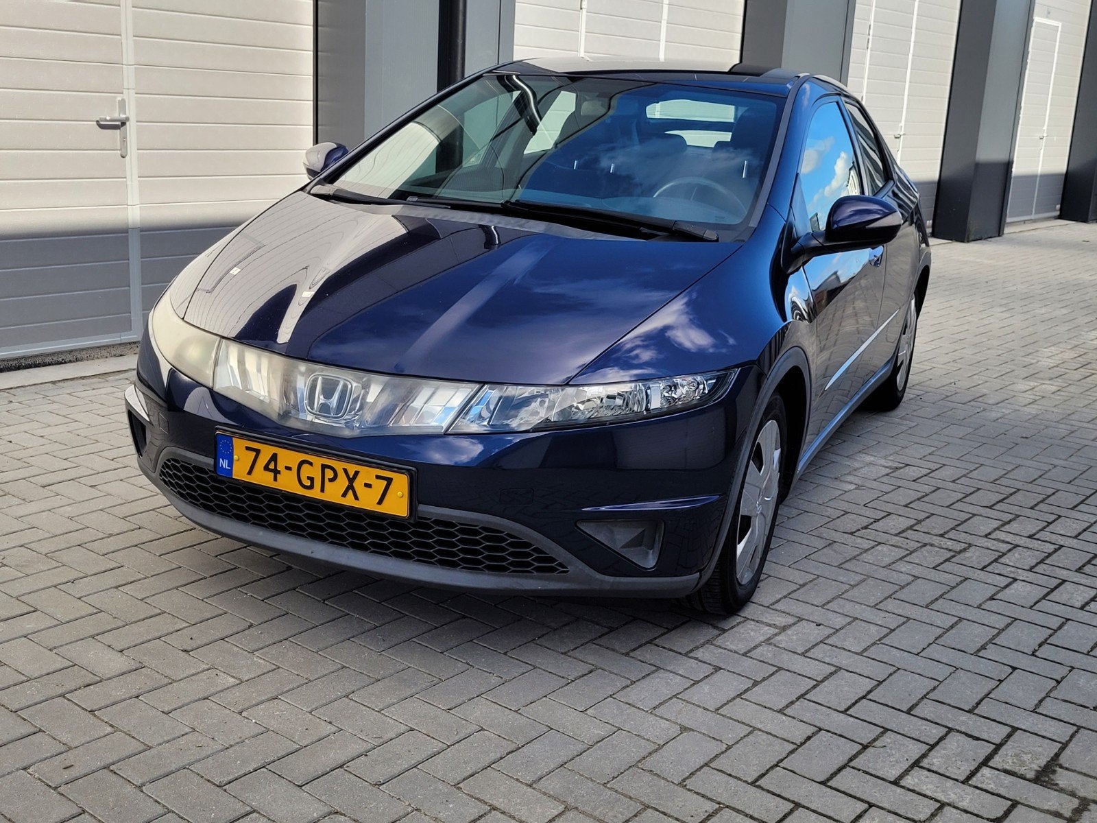 Honda Civic 1.4 I 5DR 2008 Blauw, Auto's, 83 pk, 4 cilinders, Blauw, 49 €/maand